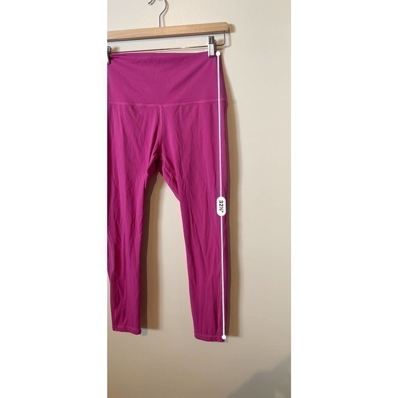 Zyia Hot Pink Calf Cutout Detail 7/8‎ Leggings size 12 - Picture 4 of 5